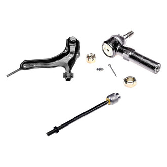 Dorman® - OE Solutions™ Front Passenger Side Lower Control Arm with Ball Joint and Tie Rod End Kit