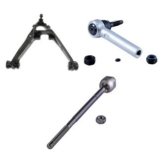 Dorman® - OE Solutions™ Front Passenger Side Lower Control Arm with Ball Joint and Tie Rod End Kit