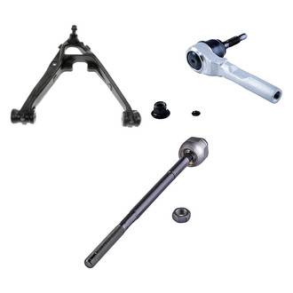 Dorman® - OE Solutions™ Front Passenger Side Lower Control Arm with Ball Joint and Tie Rod End Kit