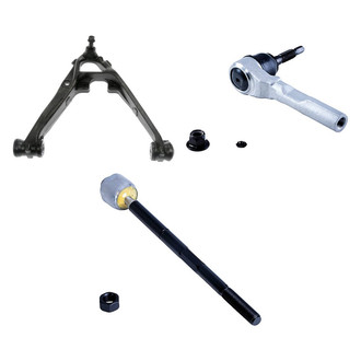 Dorman® - OE Solutions™ Front Passenger Side Lower Control Arm with Ball Joint and Tie Rod End Kit