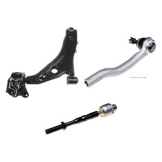 Dorman® - OE Solutions™ Front Passenger Side Lower Control Arm with Ball Joint and Tie Rod End Kit