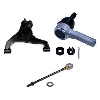 Dorman® - OE Solutions™ Front Passenger Side Lower Control Arm with Ball Joint and Tie Rod End Kit