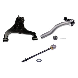 Dorman® - OE Solutions™ Front Passenger Side Lower Control Arm with Ball Joint and Tie Rod End Kit