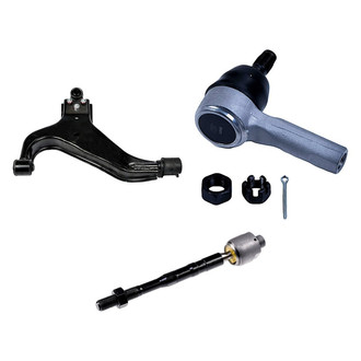 Dorman® - OE Solutions™ Front Passenger Side Lower Control Arm with Ball Joint and Tie Rod End Kit