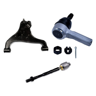 Dorman® - OE Solutions™ Front Passenger Side Lower Control Arm with Ball Joint and Tie Rod End Kit