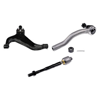 Dorman® - OE Solutions™ Front Passenger Side Lower Control Arm with Ball Joint and Tie Rod End Kit
