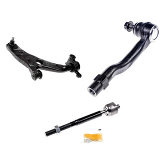 Dorman® - OE Solutions™ Front Passenger Side Lower Control Arm with Ball Joint and Tie Rod End Kit