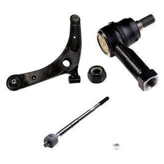 Dorman® - OE Solutions™ Front Passenger Side Lower Control Arm with Ball Joint and Tie Rod End Kit
