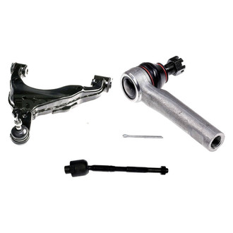 Dorman® - OE Solutions™ Front Passenger Side Lower Control Arm with Ball Joint and Tie Rod End Kit