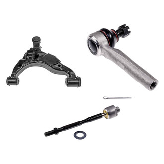 Dorman® - OE Solutions™ Front Passenger Side Lower Control Arm with Ball Joint and Tie Rod End Kit