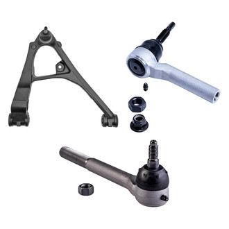 Dorman® - OE Solutions™ Front Passenger Side Lower Control Arm with Ball Joint and Tie Rod End Kit