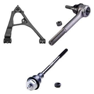 Dorman® - OE Solutions™ Front Passenger Side Lower Control Arm with Ball Joint and Tie Rod End Kit