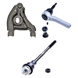 Dorman® - OE Solutions™ Front Passenger Side Lower Control Arm with Ball Joint and Tie Rod End Kit