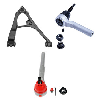 Dorman® - OE Solutions™ Front Passenger Side Lower Control Arm with Ball Joint and Tie Rod End Kit