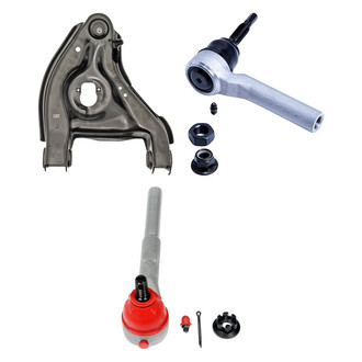 Dorman® - OE Solutions™ Front Passenger Side Lower Control Arm with Ball Joint and Tie Rod End Kit