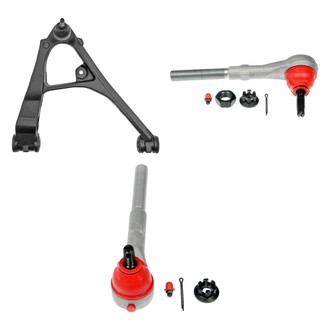 Dorman® - OE Solutions™ Front Passenger Side Lower Control Arm with Ball Joint and Tie Rod End Kit