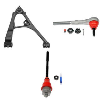 Dorman® - OE Solutions™ Front Passenger Side Lower Control Arm with Ball Joint and Tie Rod End Kit