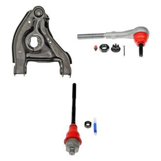 Dorman® - OE Solutions™ Front Passenger Side Lower Control Arm with Ball Joint and Tie Rod End Kit