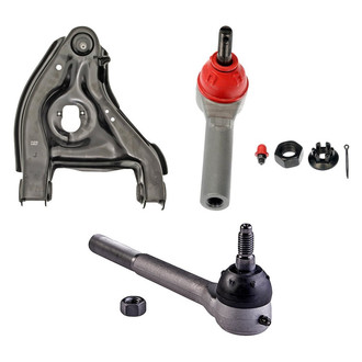 Dorman® - OE Solutions™ Front Passenger Side Lower Control Arm with Ball Joint and Tie Rod End Kit