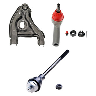 Dorman® - OE Solutions™ Front Passenger Side Lower Control Arm with Ball Joint and Tie Rod End Kit