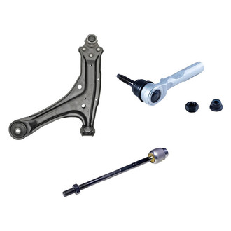 Dorman® - OE Solutions™ Front Passenger Side Lower Control Arm with Ball Joint and Tie Rod End Kit