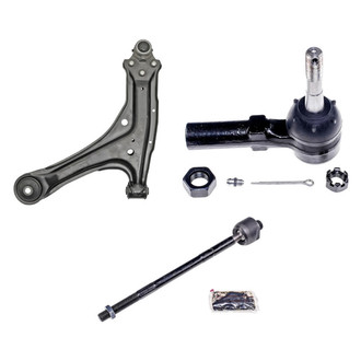 Dorman® - OE Solutions™ Front Passenger Side Lower Control Arm with Ball Joint and Tie Rod End Kit