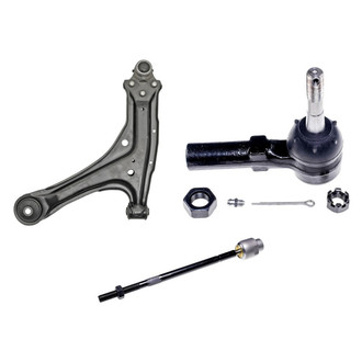 Dorman® - OE Solutions™ Front Passenger Side Lower Control Arm with Ball Joint and Tie Rod End Kit