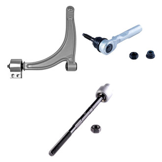 Dorman® - OE Solutions™ Front Passenger Side Lower Control Arm with Ball Joint and Tie Rod End Kit