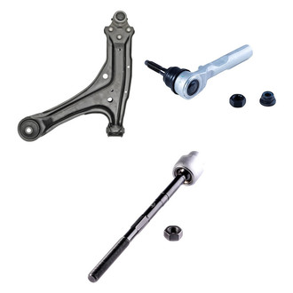 Dorman® - OE Solutions™ Front Passenger Side Lower Control Arm with Ball Joint and Tie Rod End Kit