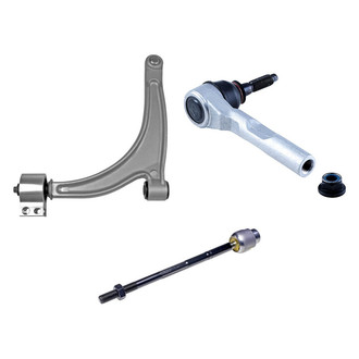 Dorman® - OE Solutions™ Front Passenger Side Lower Control Arm with Ball Joint and Tie Rod End Kit