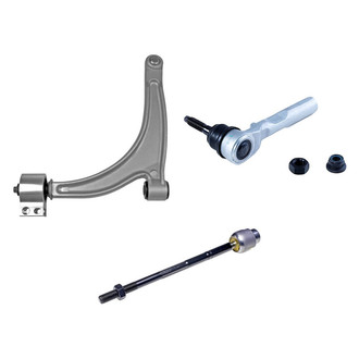 Dorman® - OE Solutions™ Front Passenger Side Lower Control Arm with Ball Joint and Tie Rod End Kit