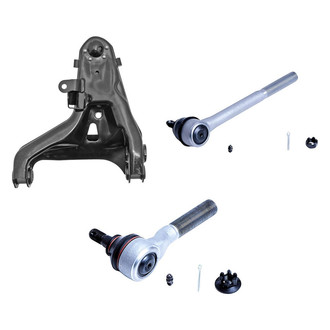 Dorman® - OE Solutions™ Front Passenger Side Lower Control Arm with Ball Joint and Tie Rod End Kit