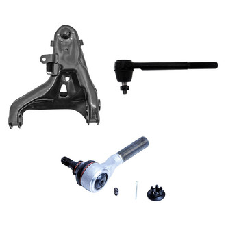 Dorman® - OE Solutions™ Front Passenger Side Lower Control Arm with Ball Joint and Tie Rod End Kit