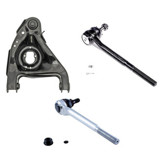 Dorman® - OE Solutions™ Front Passenger Side Lower Control Arm with Ball Joint and Tie Rod End Kit