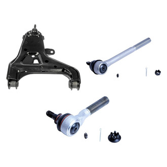 Dorman® - OE Solutions™ Front Passenger Side Lower Control Arm with Ball Joint and Tie Rod End Kit