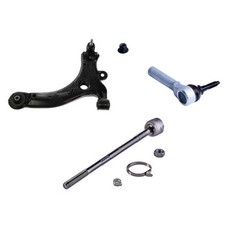 Dorman® - OE Solutions™ Front Passenger Side Lower Control Arm with Ball Joint and Tie Rod End Kit