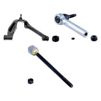 Dorman® - OE Solutions™ Front Passenger Side Lower Control Arm with Ball Joint and Tie Rod End Kit