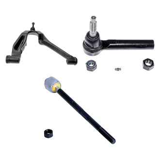 Dorman® - OE Solutions™ Front Passenger Side Lower Control Arm with Ball Joint and Tie Rod End Kit