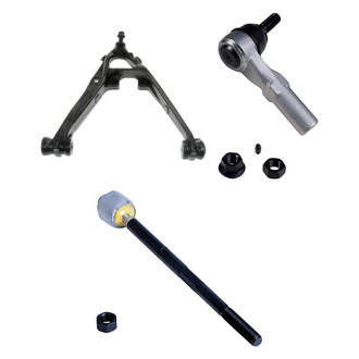 Dorman® - OE Solutions™ Front Passenger Side Lower Control Arm with Ball Joint and Tie Rod End Kit