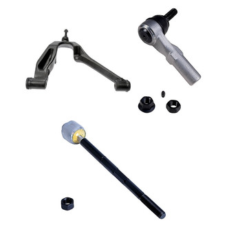 Dorman® - OE Solutions™ Front Passenger Side Lower Control Arm with Ball Joint and Tie Rod End Kit
