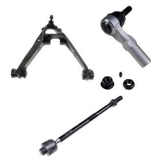 Dorman® - OE Solutions™ Front Passenger Side Lower Control Arm with Ball Joint and Tie Rod End Kit