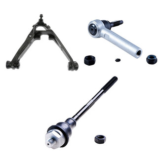 Dorman® - OE Solutions™ Front Passenger Side Lower Control Arm with Ball Joint and Tie Rod End Kit