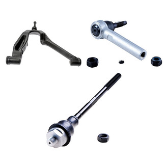 Dorman® - OE Solutions™ Front Passenger Side Lower Control Arm with Ball Joint and Tie Rod End Kit