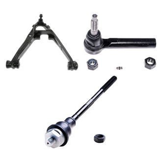 Dorman® - OE Solutions™ Front Passenger Side Lower Control Arm with Ball Joint and Tie Rod End Kit