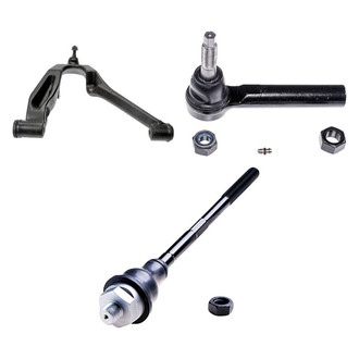 Dorman® - OE Solutions™ Front Passenger Side Lower Control Arm with Ball Joint and Tie Rod End Kit