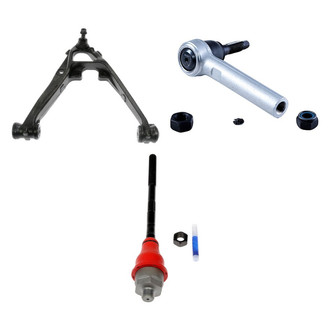 Dorman® - OE Solutions™ Front Passenger Side Lower Control Arm with Ball Joint and Tie Rod End Kit