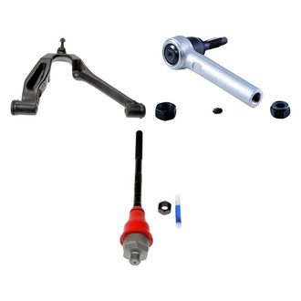 Dorman® - OE Solutions™ Front Passenger Side Lower Control Arm with Ball Joint and Tie Rod End Kit