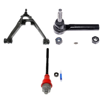 Dorman® - OE Solutions™ Front Passenger Side Lower Control Arm with Ball Joint and Tie Rod End Kit