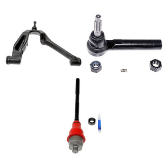 Dorman® - OE Solutions™ Front Passenger Side Lower Control Arm with Ball Joint and Tie Rod End Kit