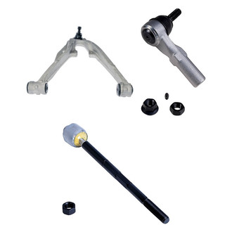 Dorman® - OE Solutions™ Front Passenger Side Lower Control Arm with Ball Joint and Tie Rod End Kit
